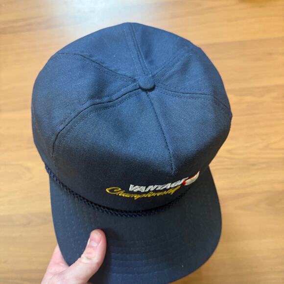 Vintage 90's Vantage Golf Championship PGA Tour Blue Snapback Roper Hat Cap VTG - Picture 2 of 12